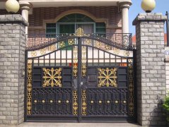 鐵藝大門,小區(qū)鐵藝大門