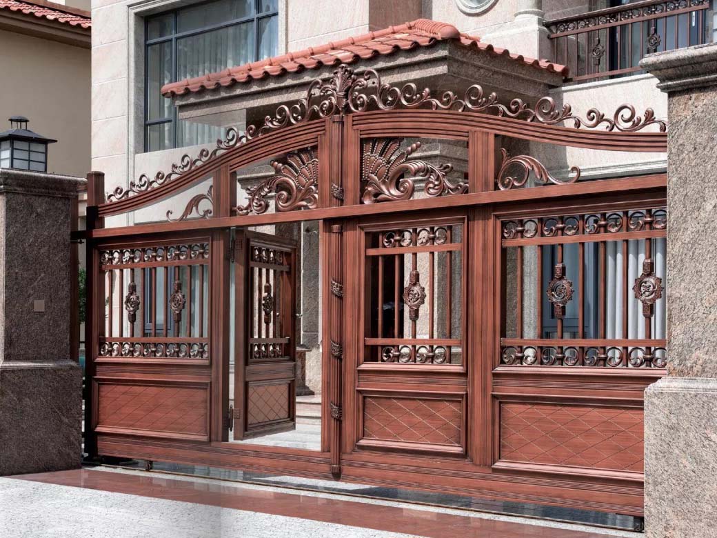 庭院鋁藝大門是怎么制作的