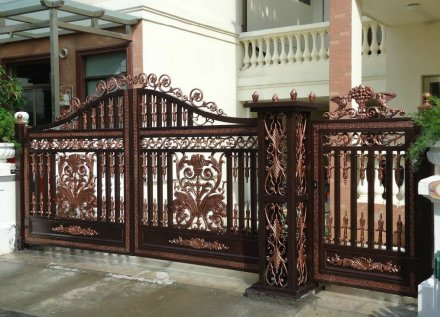 別墅鋁藝大門不生銹的主要原因是什么