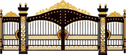 別墅鋁藝大門多少錢一平？