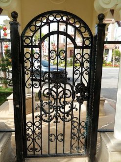 別墅鐵藝大門圖片大全T11庭院門