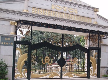 批發(fā)鐵藝大門廠家T03庭院門